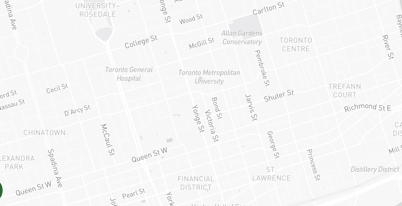 Toronto neighbourhood map - coming soon